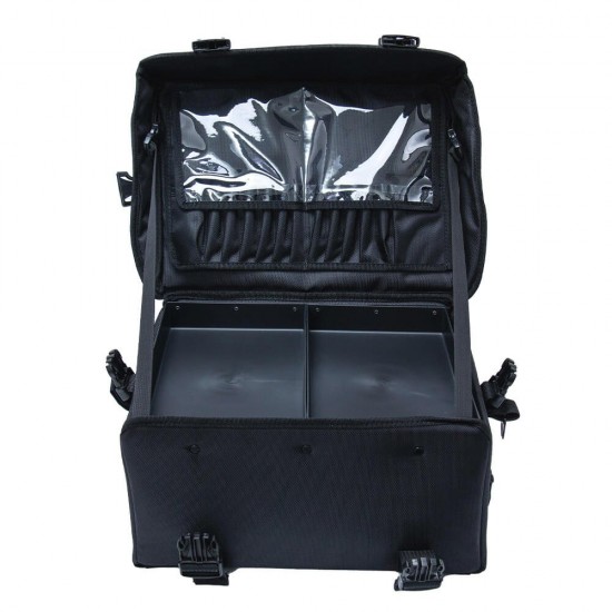 Τροχήλατη βαλίτσα ομορφιάς 3 σε 1 Black-5866159 ΒΑΛΙΤΣΕΣ MAKE UP - ΟΝΥΧΟΠΛΑΣΤΙΚΗΣ - ΚΟΜΜΩΤΙΚΗΣ