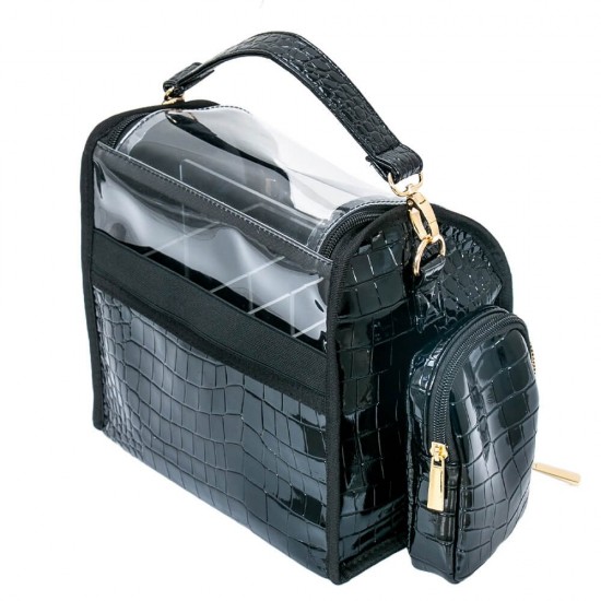Beauty case με ακρυλικά διαχωριστικά Pu Leather-5866187