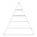 Storage wall rack triangle shaped White  σύνθεση 6 τεμάχια -6940403 FREE SHIPPING