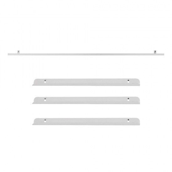Storage wall rack U shaped White σύνθεση 8 τεμάχια  -6940405 FREE SHIPPING