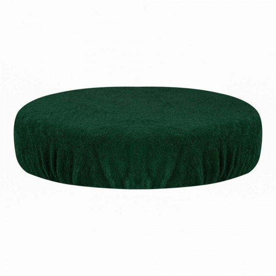 Κάλυμμα για το κάθισμα του σκαμπό σκούρο velvet πράσινο - 0142983
