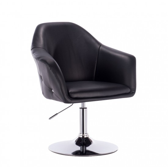 Vanity Chair Celebrity Crystal Black Color - 5400168 ΣΚΑΜΠΩ ΑΙΣΘΗΤΙΚΗΣ - MANICURE - ΚΟΜΜΩΤΗΡΙΟΥ - ΤΑΤΤΟΟ