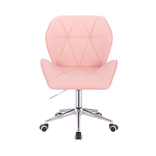 Vanity Chair Diamond Gold Pink Color - 5400363 ΣΚΑΜΠΩ ΑΙΣΘΗΤΙΚΗΣ - MANICURE - ΚΟΜΜΩΤΗΡΙΟΥ - ΤΑΤΤΟΟ