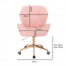 Vanity Chair Diamond Gold Pink Color - 5400174 COMING SOON