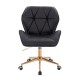Vanity Chair Diamond Gold Black Color - 5400175 COMING SOON