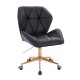 Vanity Chair Diamond Gold Black Color - 5400175 COMING SOON