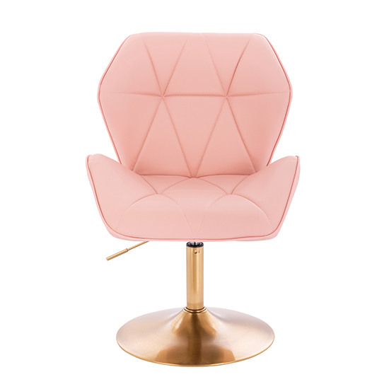 Vanity Chair Diamond Base Gold Pink Color - 5400176 COMING SOON