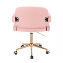 Vanity Chair Νarcissus Gold Pink Color - 5400185 