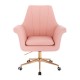 Lounge Chair Gold base Lovely Pink - 5400198 