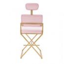 Makeup Chair Luxury Gold Pink - 5400202 