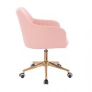Nordic Style Vanity chair Gold Pink Color - 5400214 