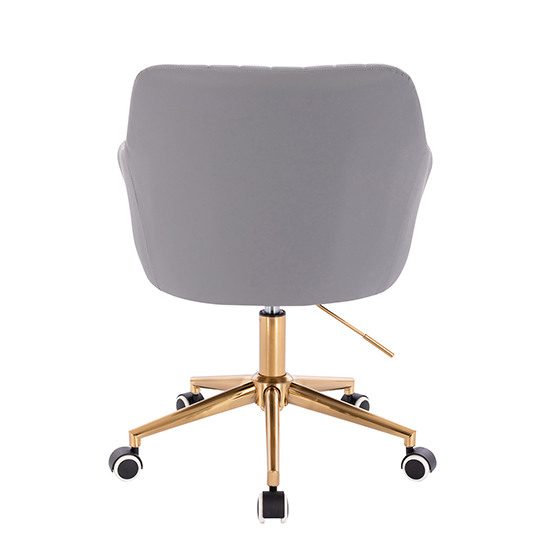 Nordic Style Vanity chair Gold Grey Color - 5400217 