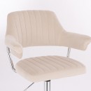 Vanity chair Velvet Ivory Color - 5400219