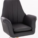 Lounge Chair Gold base Lovely Black- 5400267 ΣΚΑΜΠΟ ΑΙΣΘΗΤΙΚΗΣ - ΚΑΡΕΚΛΕΣ ΕΡΓΑΣΙΑΣ - ΚΑΡΕΚΛΕΣ ΥΠΟΔΟΧΗΣ