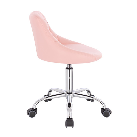 Vanity chair PU Leather Light Pink Color - 5420132