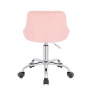 Vanity chair PU Leather Light Pink Color - 5420132