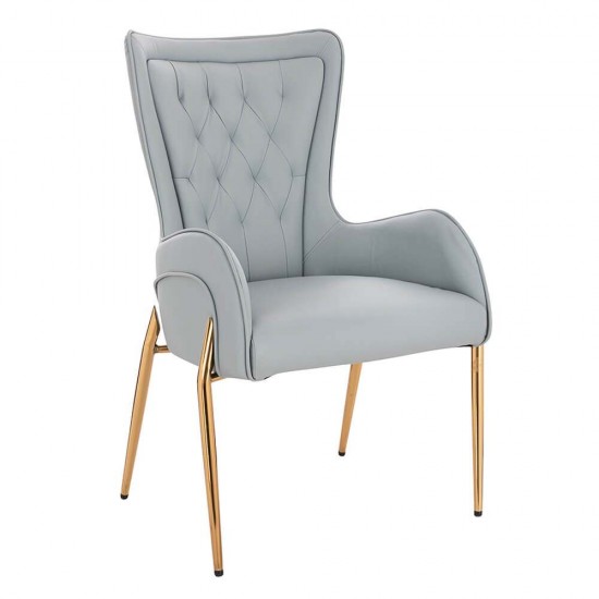 Elegant Stylish Chair Nappa Light Grey-5470109 BEAUTY & LOUNGE CHAIRS