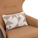 Lounge Chair and relax stool Brown Beige-5470117 PEDICURE THRONES-ΠΟΛΥΘΡΟΝΕΣ SPA