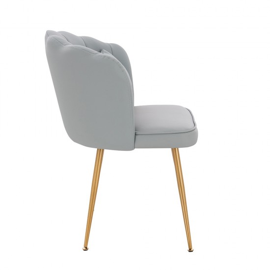 Stylish Beauty Chair Napa Light Grey Gold-5470262