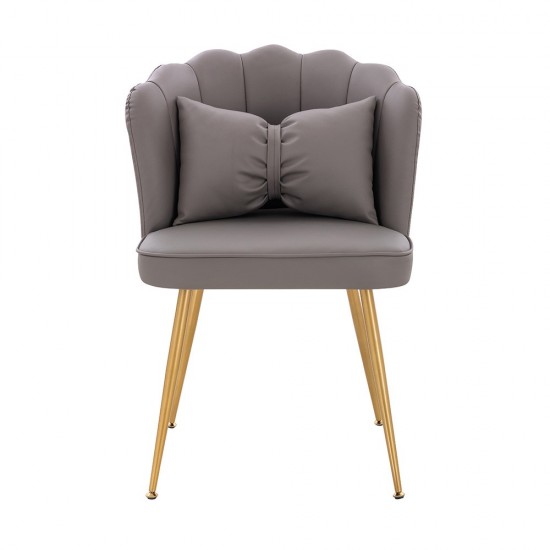 Stylish Beauty Chair Napa Dark Grey Gold-5470263