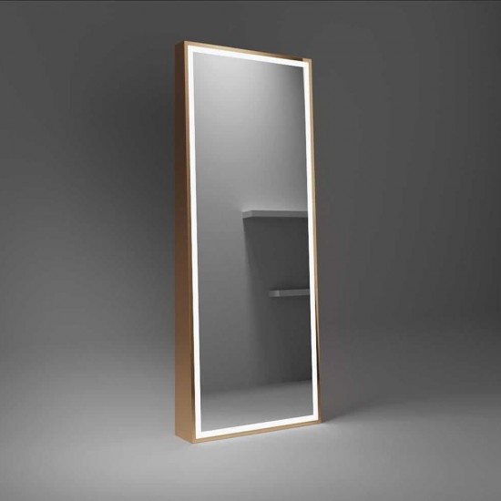 Privilege Full Length Salon Mirror  με led φωτισμό Gold-6991203 ΕΠΙΠΛΑ ΥΠΟΔΟΧΗΣ-RECEPTION-ΚΑΘΡΕΠΤΕΣ