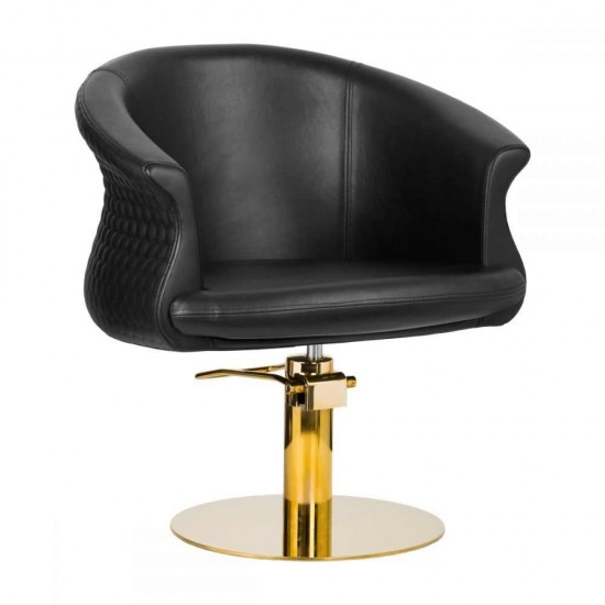 Καρέκλα Κομμωτηρίου Versal Gold Black - 0135420 ΚΑΡΕΚΛΕΣ ΚΟΜΜΩΤΗΡΙΟΥ 