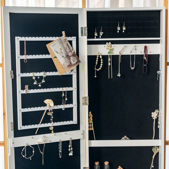  Jewelry Wall Cabinet με καθρέφτη Led με 3 επίπεδα φωτισμού και λειτουργία αφής- 6900171 HOLLYWOOD MIRRORS