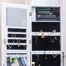 Τροχήλατο Jewelry Cabinet με καθρέφτη Led με 3 επίπεδα φωτισμού και λειτουργία αφής -6900244
