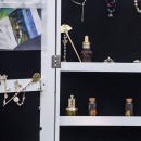 Τροχήλατο Jewelry Cabinet με καθρέφτη Led με 3 επίπεδα φωτισμού και λειτουργία αφής -6900244