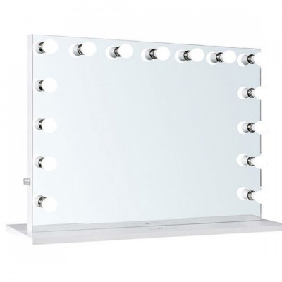 Hollywood Mirror PRO Full Frame με ρύθμιση έντασης Λευκός 120x80cm - 6900216