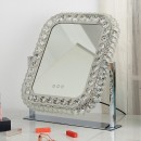  Crystal Led Hollywood mirror με 3 Επίπεδα Φωτισμού 40x50cm -6900224