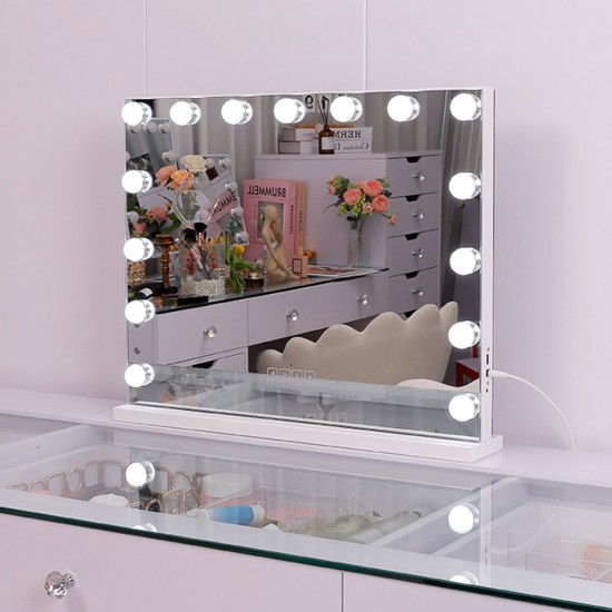 Hollywood Mirror full frame με 3 χρώματα φωτισμού Bluetooth Speaker 58x46cm-6900229