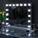 Hollywood Mirror με 3 χρώματα φωτισμού Bluetooth Speaker 58x46 cm-6900231