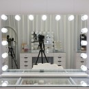 Hollywood Mirror PRO Full Frame με ρύθμιση έντασης Λευκός 120x80cm-6900235