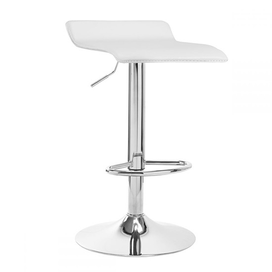 Bar stool QS-B08 White - 0141193 MAKE UP FURNITURES