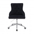 Vanity chair Velvet Lion King Black-5400376