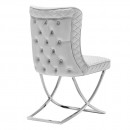 Luxury Chair Modern Style Light Grey - 6920028 MAKE UP FURNITURES
