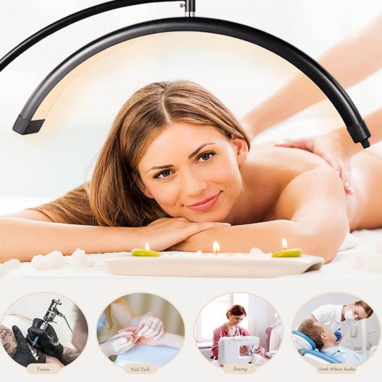 Professional led moon light Pro innovation Patented 27 inch Black-6600068 RING & BEAUTY LIGHTS
