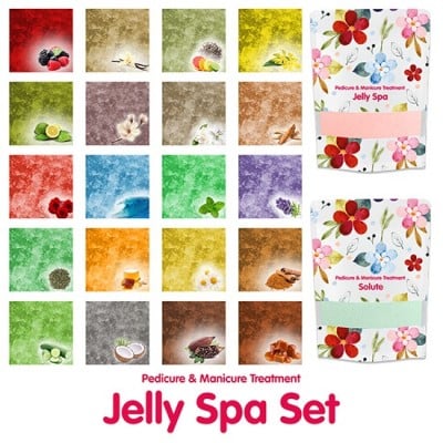  JELLY SPA Pedicure & Manicure Treatment full flavours collection & Solute Set 19τμχ. - 1515062