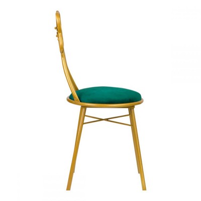Luxury chair Velvet Ribbon Green - 0138354