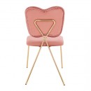 Nordic Style Luxury Beauty Chair Pink color - 5400232 BEAUTY & LOUNGE CHAIRS