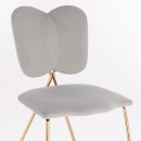 Nordic Style Luxury Beauty Chair Grey color - 5400234