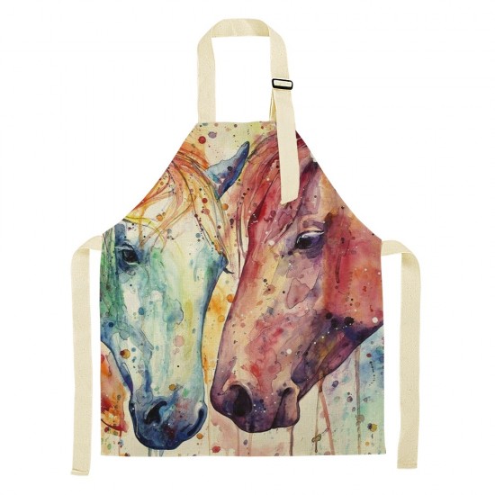 Ποδιά Εργασίας για Beauty Experts Watercolor Horses - 8310310