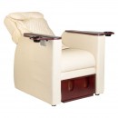 Ηλεκτρική Πολυθρόνα Pedicure Spa με massage και ρύθμιση πλάτης μπεζ - 0125979 PEDICURE THRONES-ΠΟΛΥΘΡΟΝΕΣ SPA