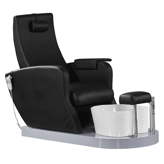Πολυθρόνα Spa Azzurro με ηλεκτρική ρύθμιση καθίσματος και πλάτης 016 black  - 0127545 PEDICURE THRONES-ΠΟΛΥΘΡΟΝΕΣ SPA