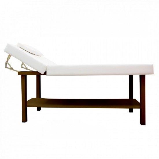 Premium Κρεβάτι μασάζ & αισθητικής Wooden White Extra Comfort-8600011 FREE SHIPPING