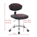 Privilege hair salon stool Black PU-5420196