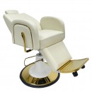 Privilege barber and hair salon chair Cream Gold-6991201 ΚΑΡΕΚΛΕΣ ΚΟΜΜΩΤΗΡΙΟΥ 