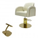 Privilege  hair salon chair Cream Gold-6991202 ΚΑΡΕΚΛΕΣ ΚΟΜΜΩΤΗΡΙΟΥ 