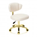 Privilege hair salon stool Cream Gold -6991207 FREE SHIPPING